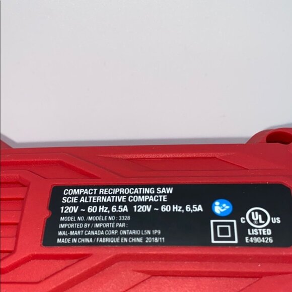 Hyper Tough 6.5 Amp Reciprocating Saw - Picture 8 of 8